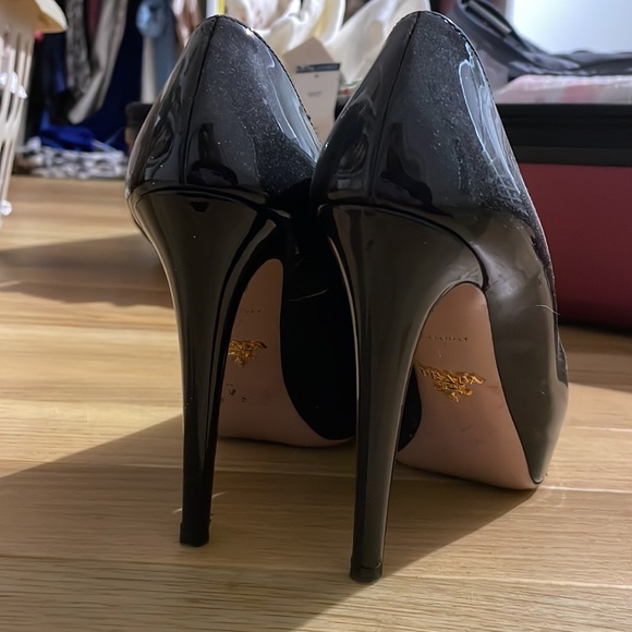 Prada Black Parent heel - Picture 4 of 4